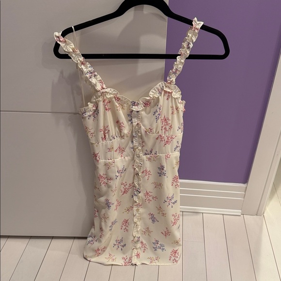 Floral mini dress - Picture 2 of 7